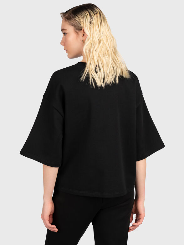 HOTEL KARL black sweatshirt with logo inscription - 3