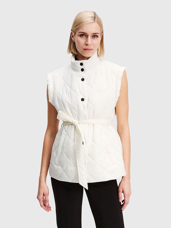 Vest with waist belt - 1