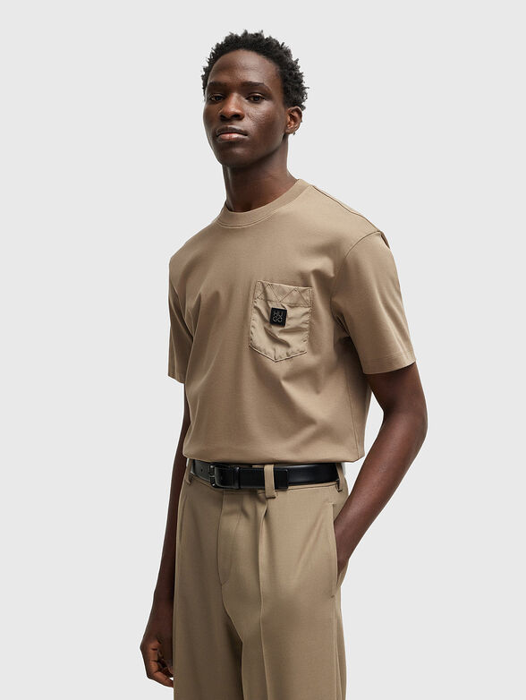 DOMBIRO T-shirt with accent pocket - 1