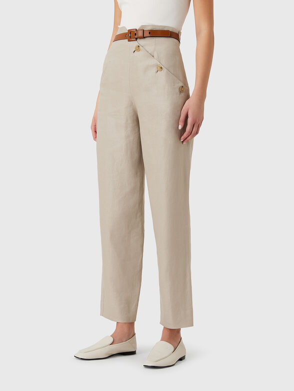 Trousers with accent buttons  - 1
