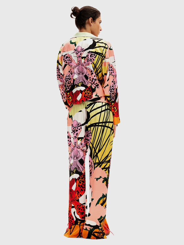 Pants with multicoloured print - 2