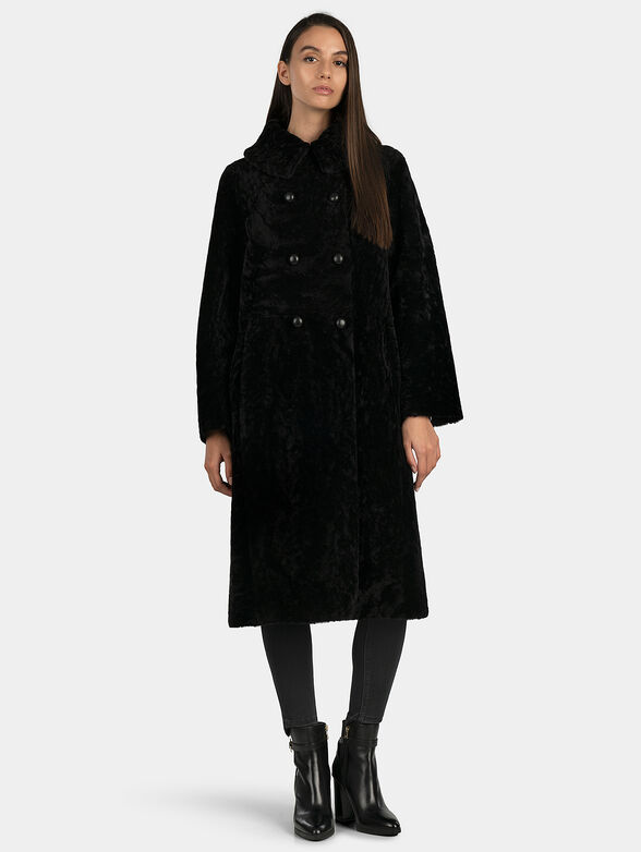 Reversible Astrakhan Merino shearling coat - 1