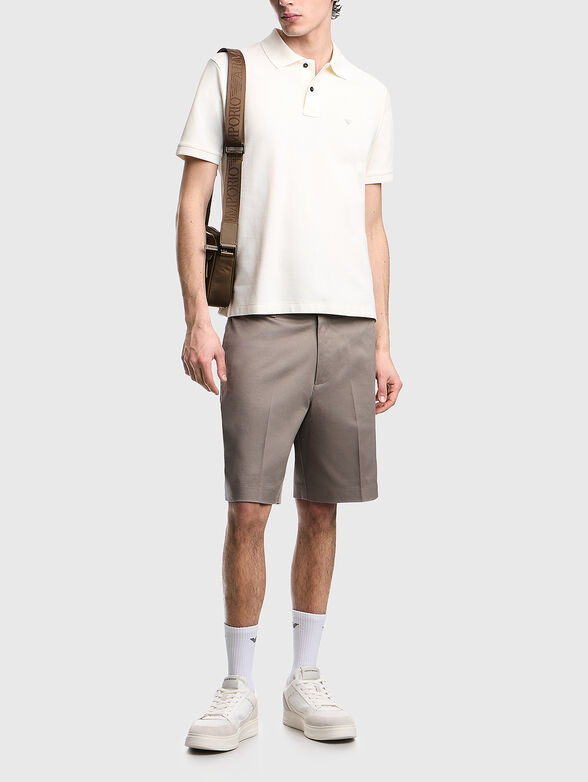 Short sleeve cotton polo shirt - 2