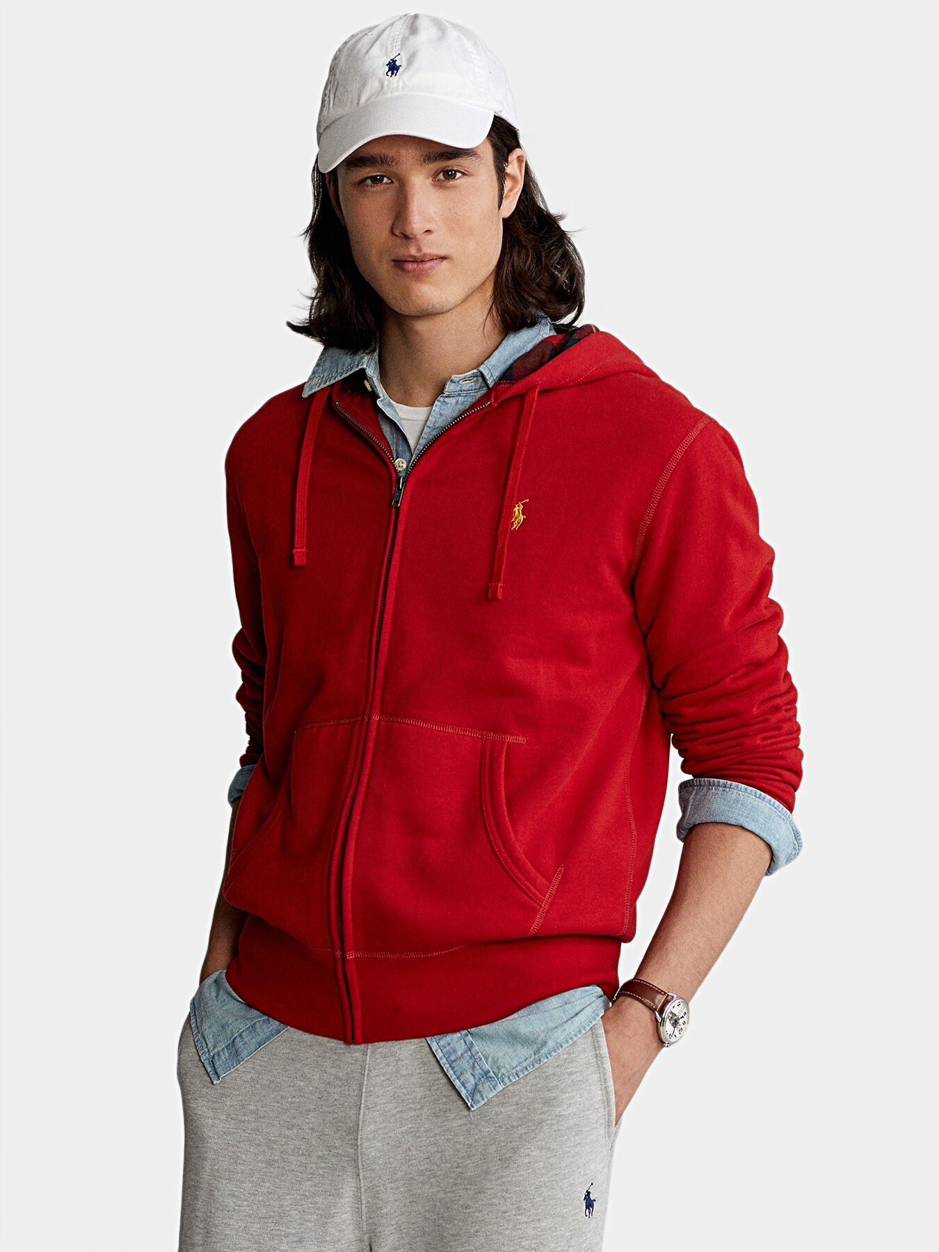 Ralph lauren red clearance sweatshirt