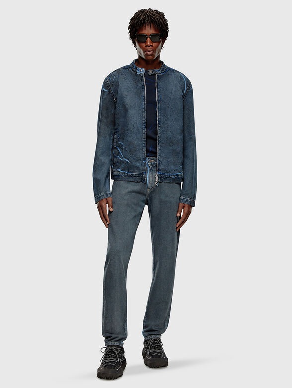 Slim fit jeans with contrasting elements - 3