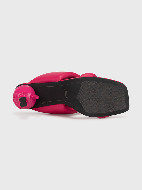 IKON black sandals with accented heels - 5