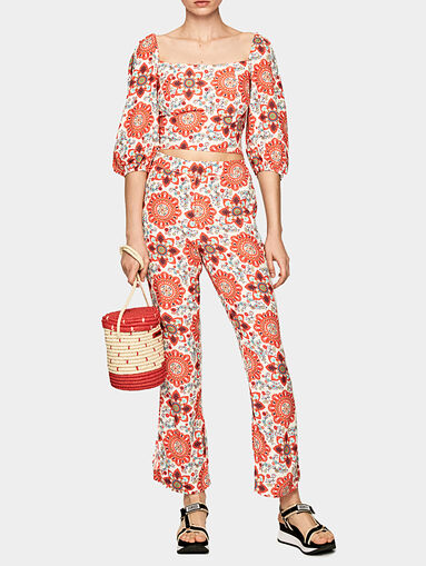 KIM cropped cotton blouse - 5