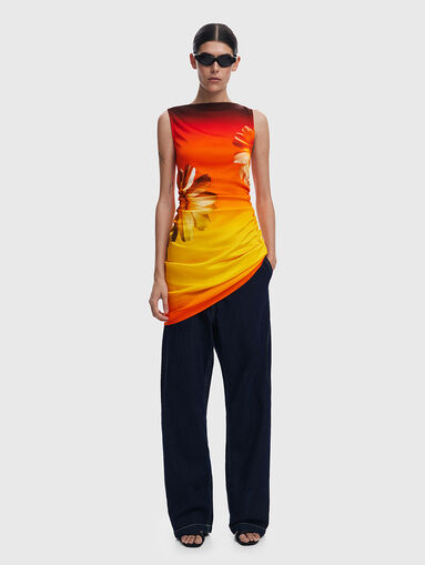 Floral print dress - 5