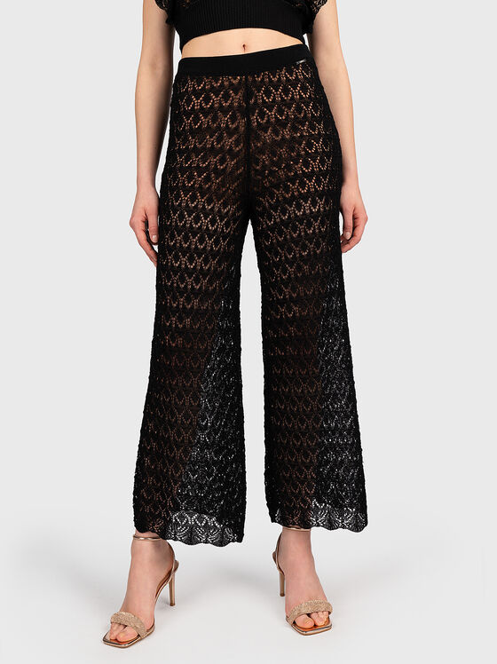 Black lace trousers - 1