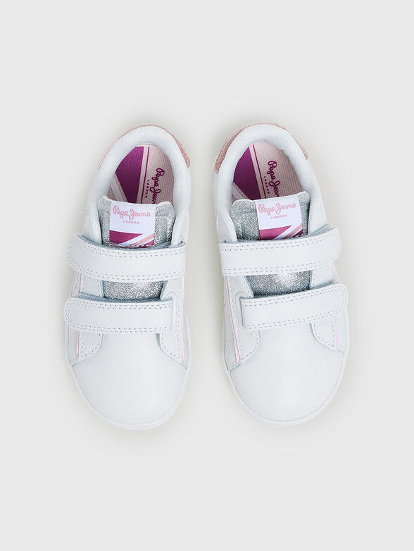 PLAYER NIGHT leather sneakers - 5