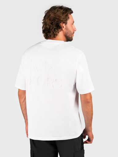 T-shirt with embossed logo on the back - 3