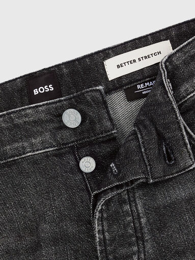 RE.MAINE straight jeans in dark grey color - 3