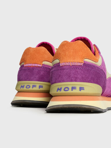 MUMBAI suede and textile sports shoes - 3