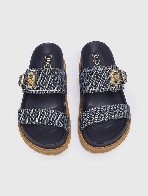 LIVIA 02 sandals with monogram - 6