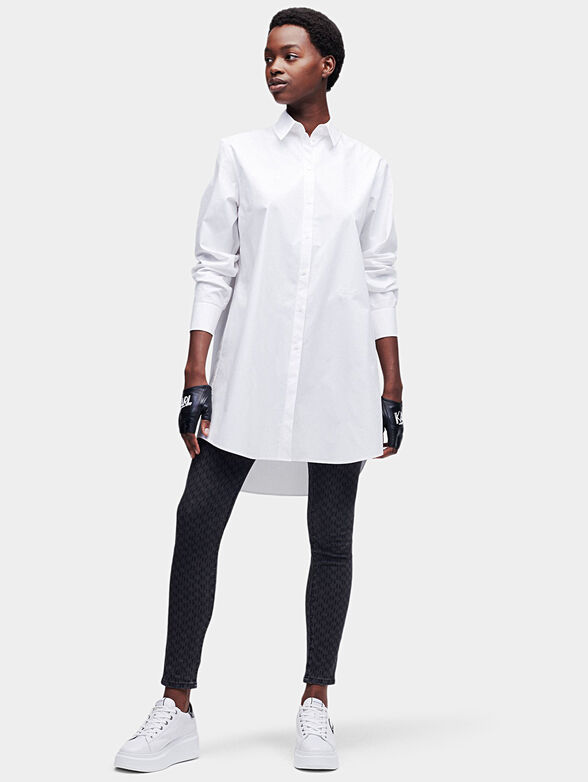 Ikonik Karl shirt with shining crystals - 2