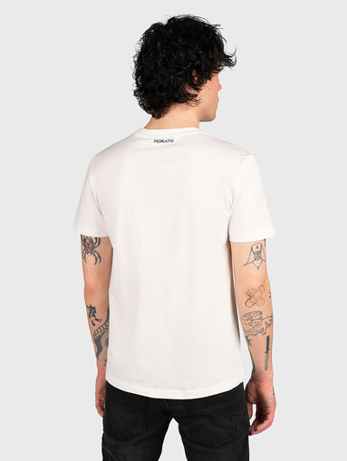 Black T-shirt with print - 3