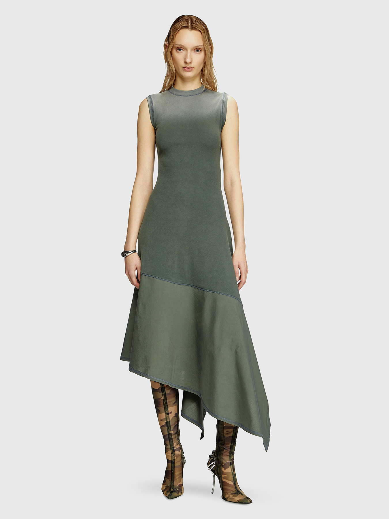 diesel dress green Diesel M-CADDIX Womens Brown Dresses