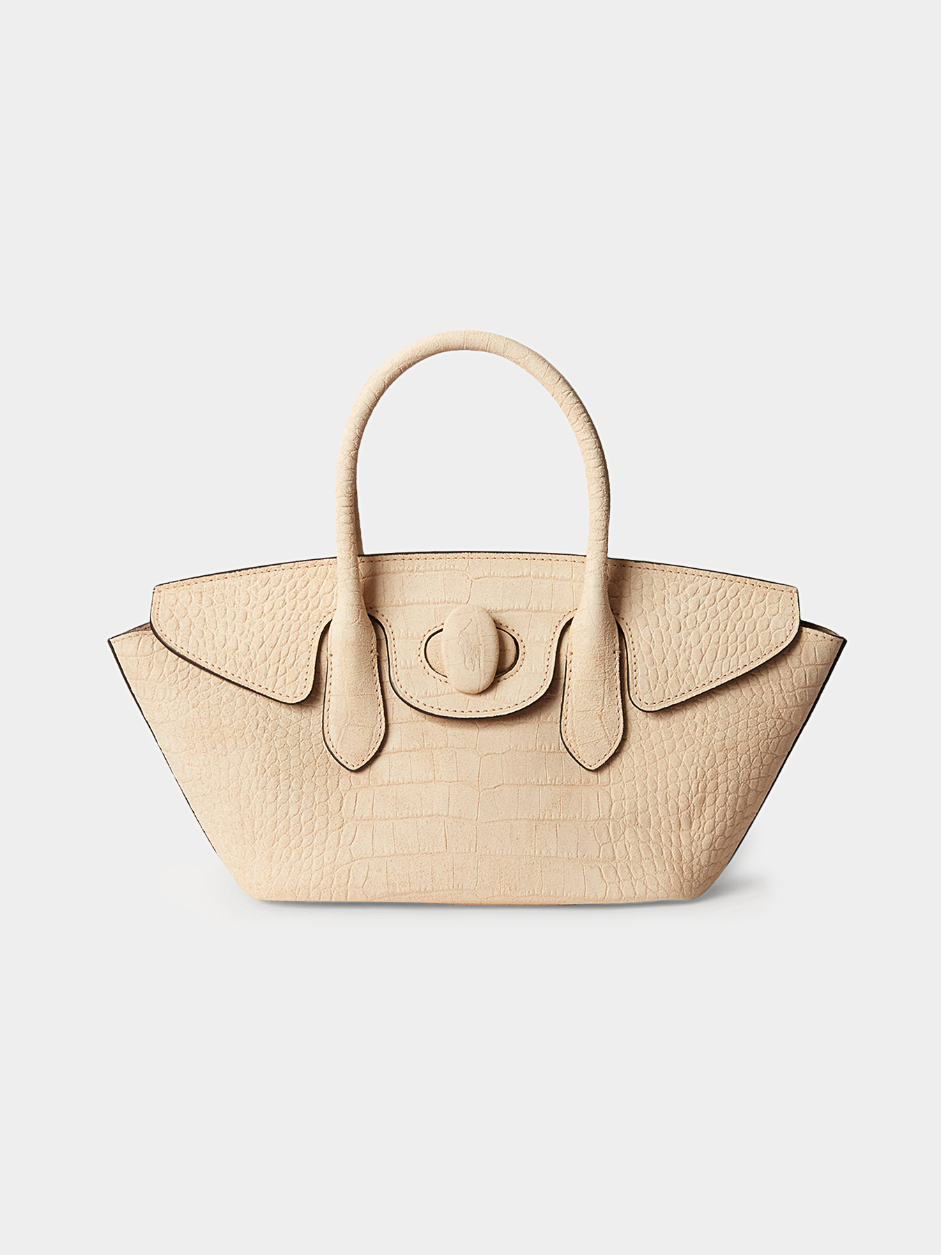 Leather bag with croco print brand POLO RALPH LAUREN
