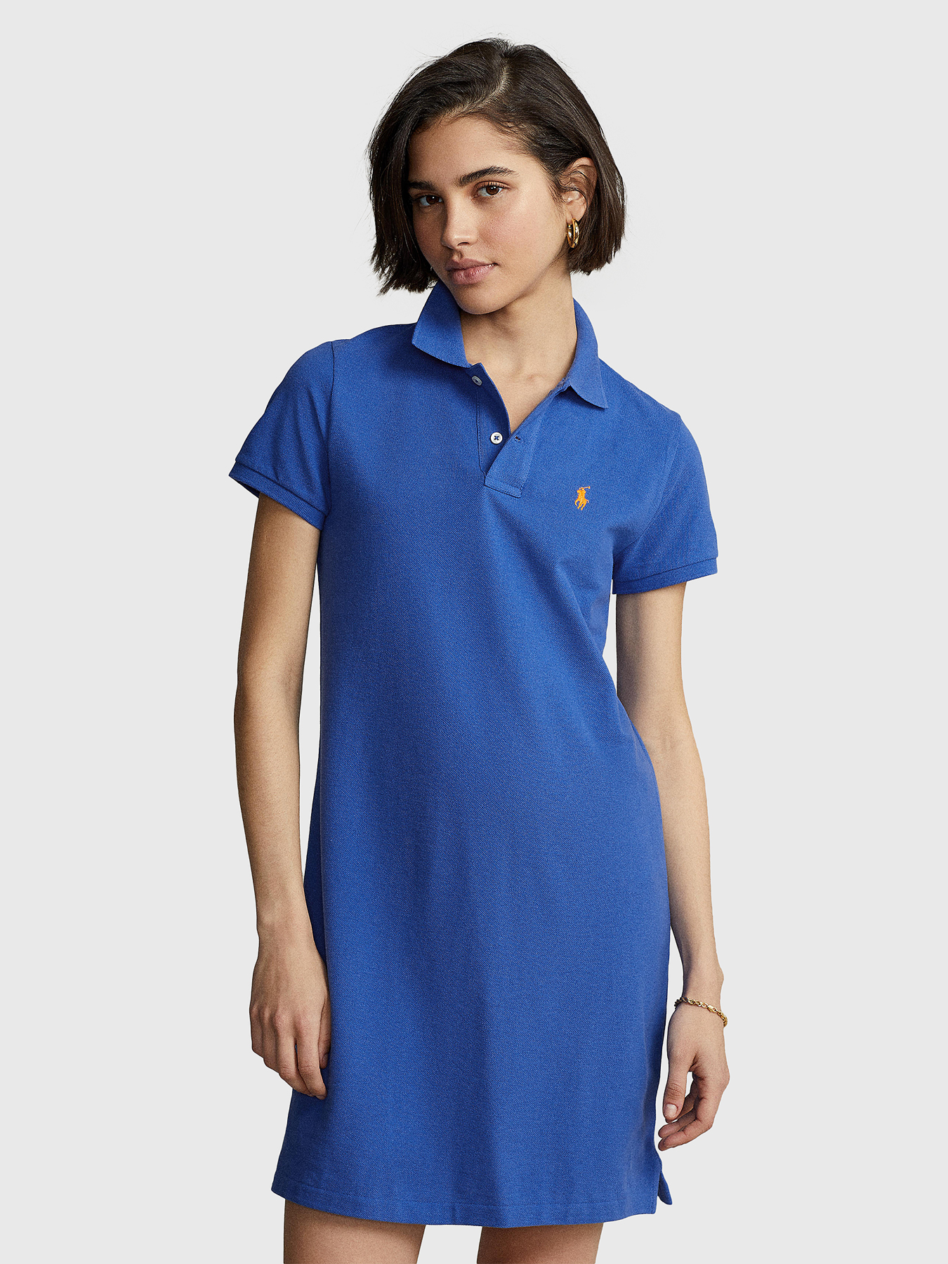 Cotton Polo-shirt dress brand POLO RALPH LAUREN  Globalbrandsstore.com/en