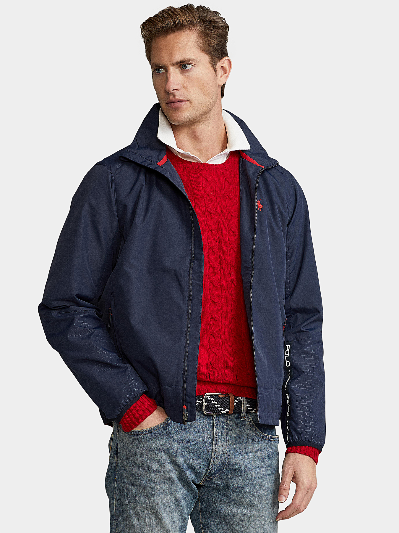 VITAL blue windbreaker brand POLO RALPH LAUREN