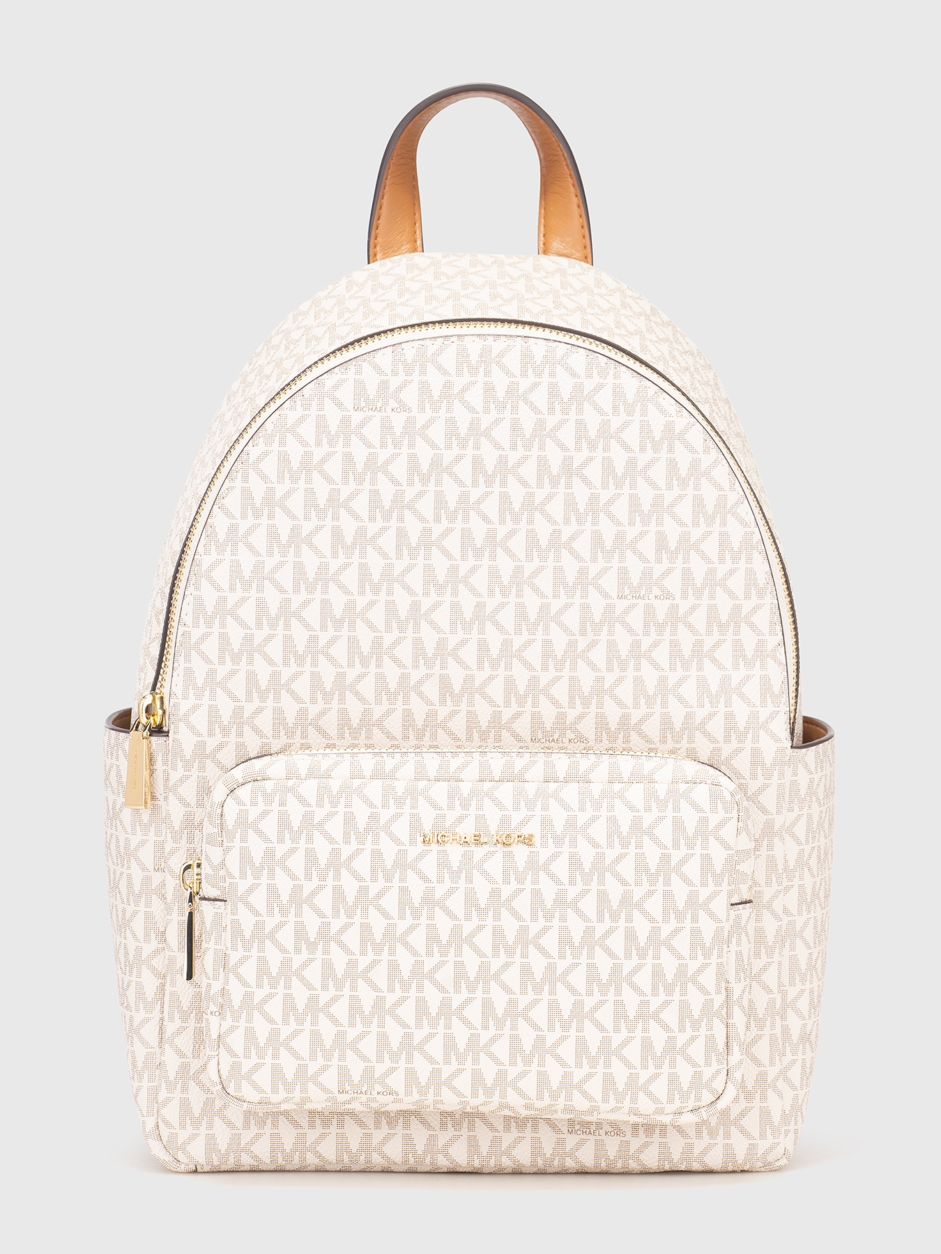 Backpack with gold details and logo brand MICHAEL KORS ...