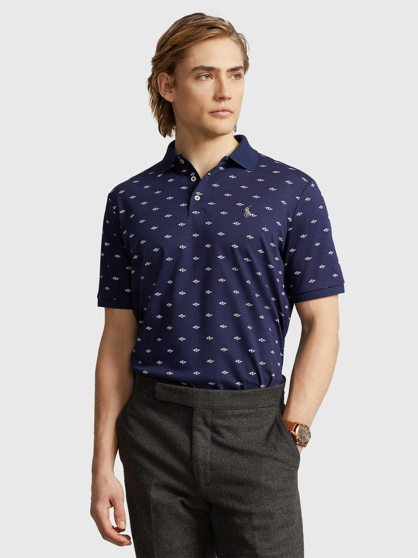Monogram-logo effect Polo Shirt brand POLO RALPH LAUREN