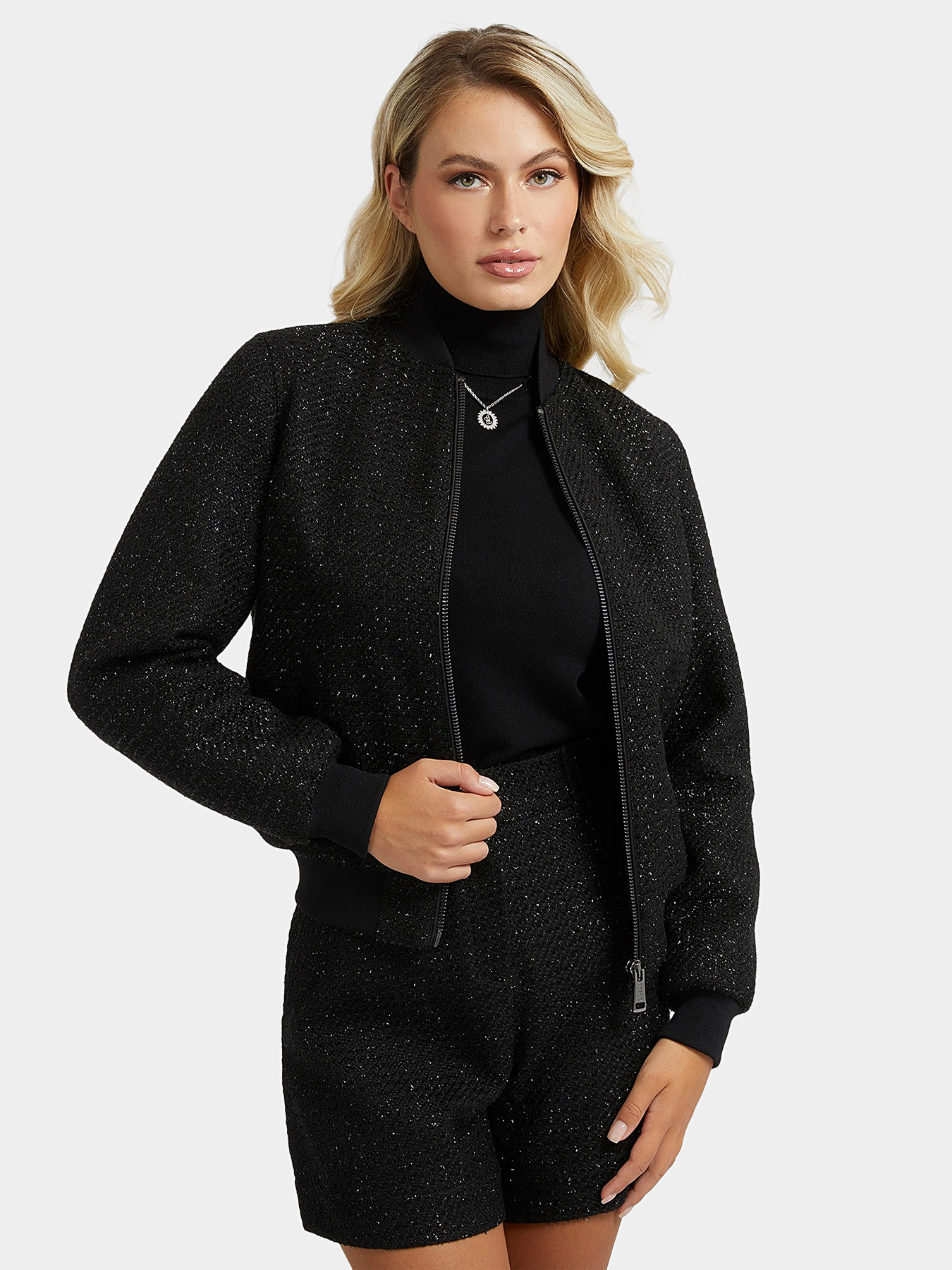 MELANIE jacket with lurex threads brand GUESS