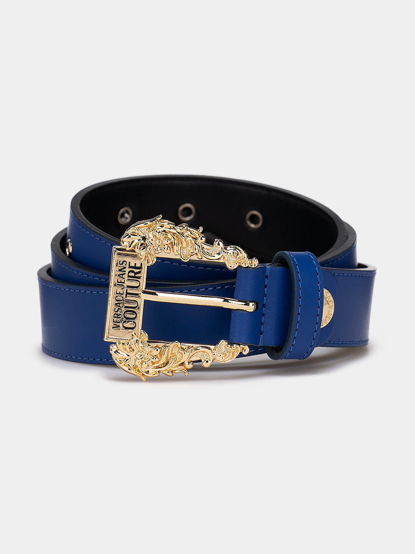 ベルト VERSACE JEANS COUTURE Woman Belt Black 75VA6F01ZS807 G89 Versace Jeans Couture Chain Couture Belt | italist