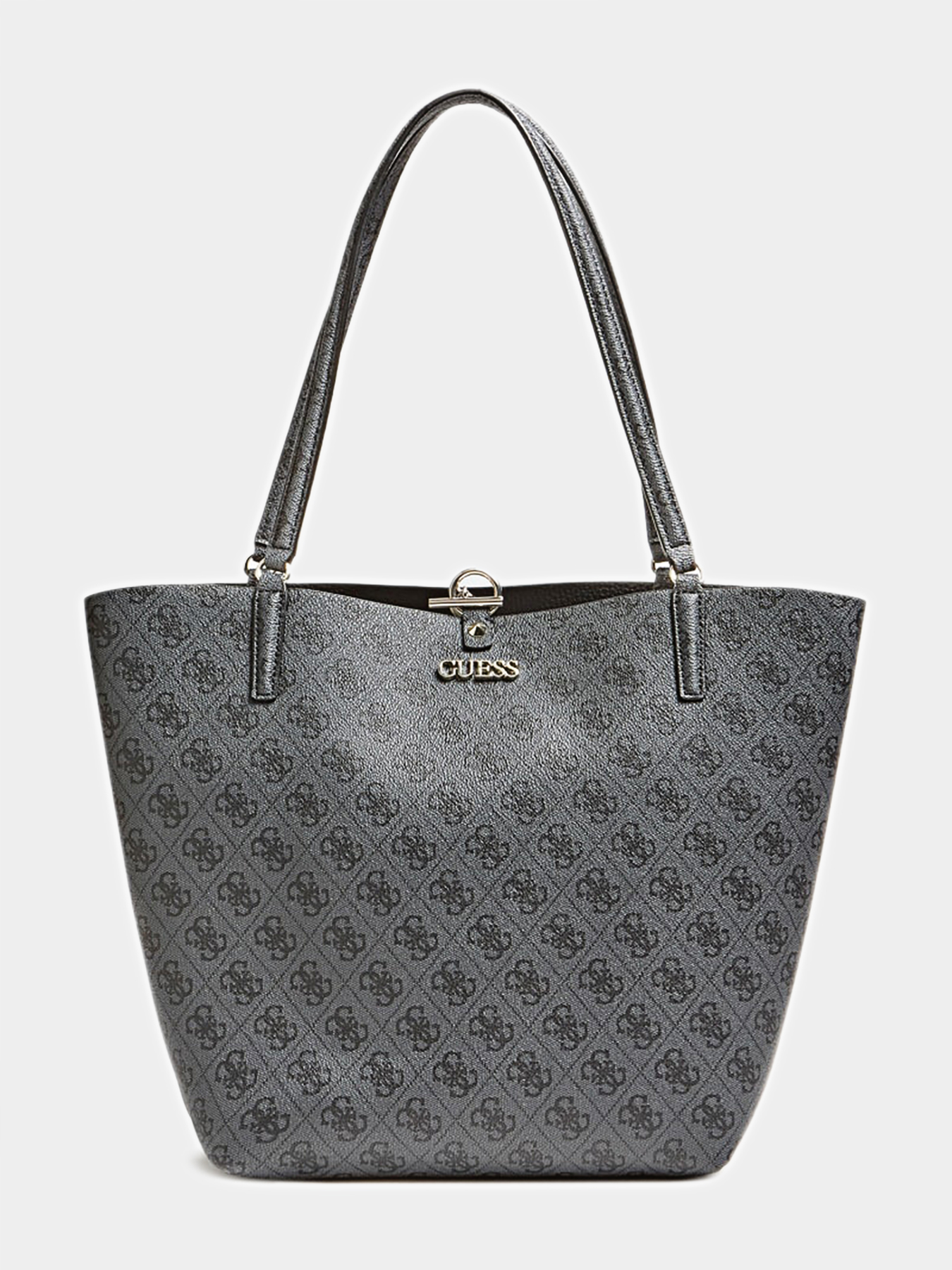 Daniel Footwear Guess Alby Bag Guess Black Shopper Bag On Sale