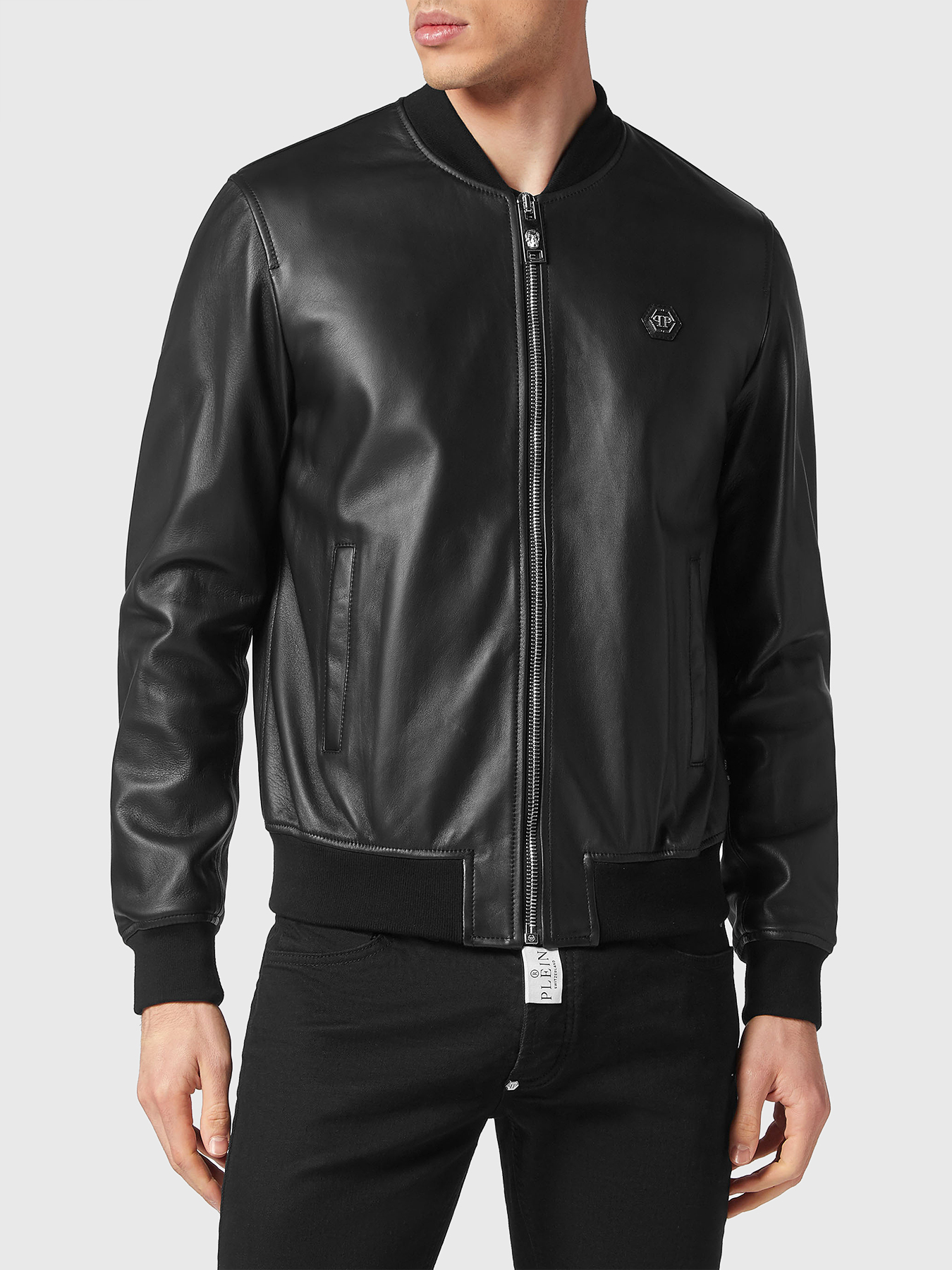 BILLY leather bomber jacket brand PHILIPP PLEIN — Globalbrandsstore.com/en