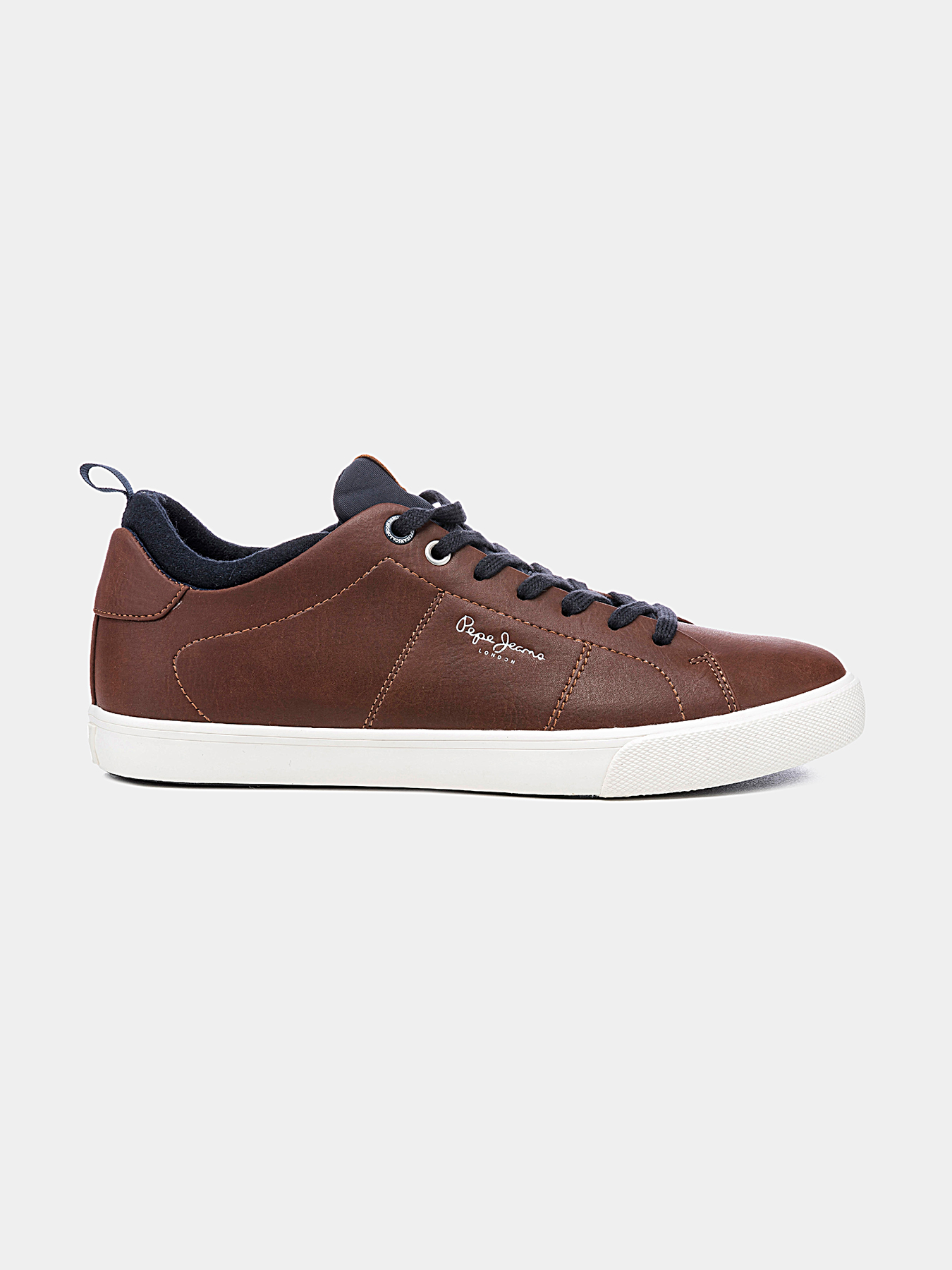 MARTON Black sneakers with logo inscription brand Pepe Jeans Globalbrandsstore en