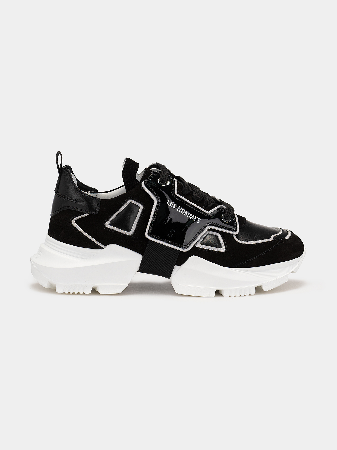 Les Hommes Shoes Les Hommes Velcro Logo Sneakers - White - Men|23613B | thebs.com main image 3