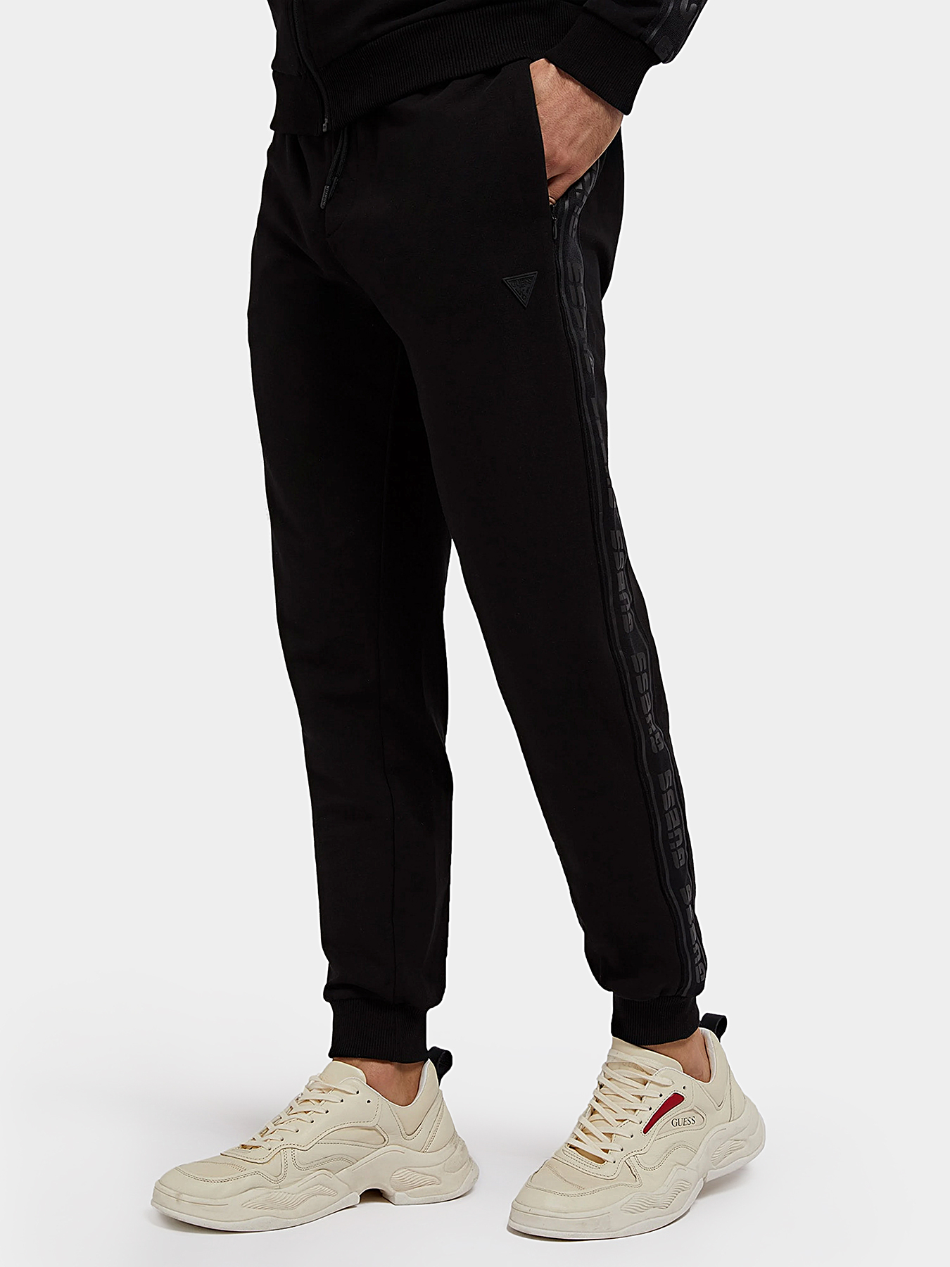 ★2021新作★LAUL★Vertical Strap Jogger Pants _2色 ☆2021新作☆LAUL☆Vertical Strap Jogger Pants _2色 (LAUL