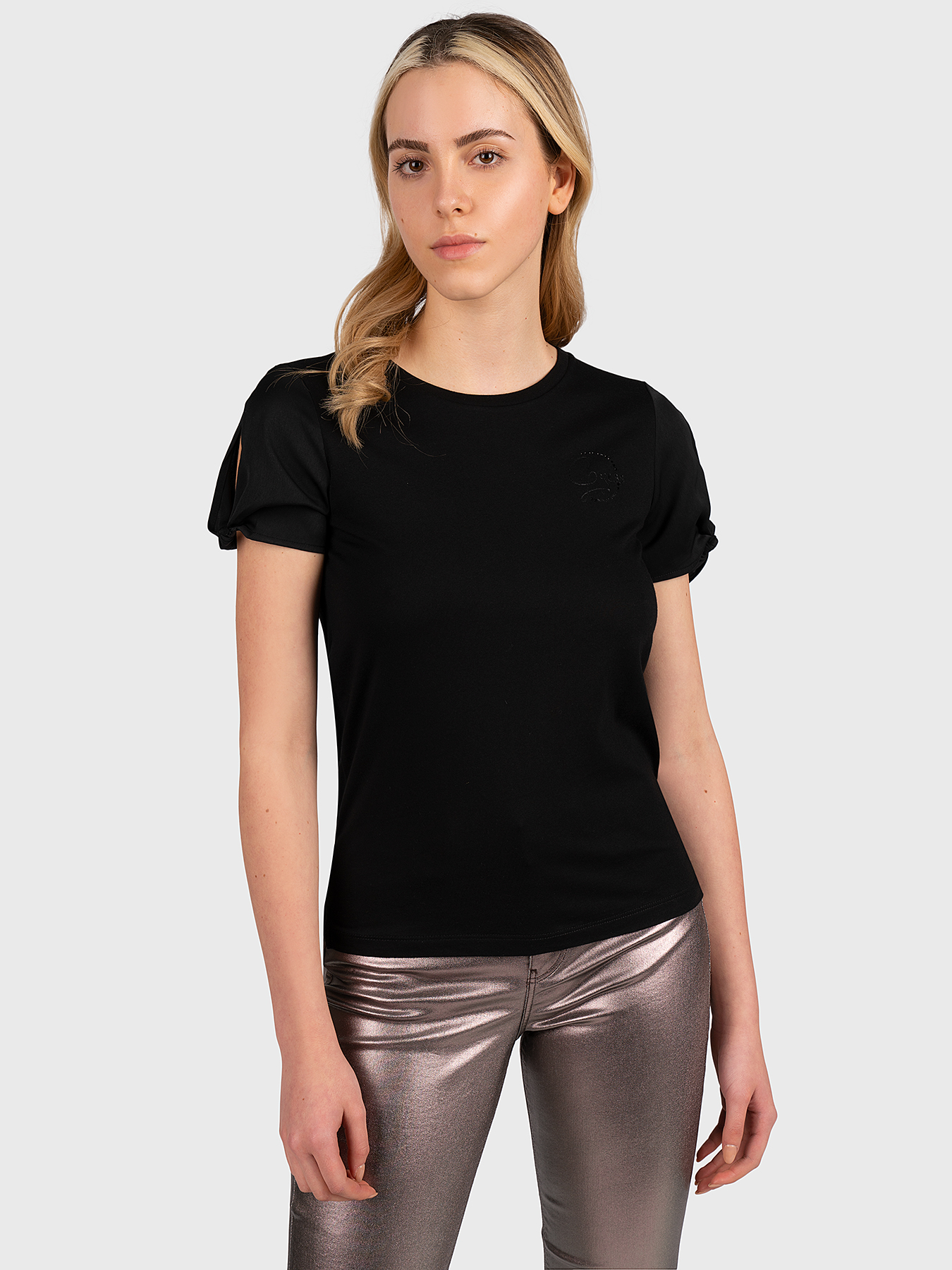 Tシャツ・カットソー VIVETTA Women Tops 84VP939999 Black SS24-TSU05R-99X_F0.jpg?v=