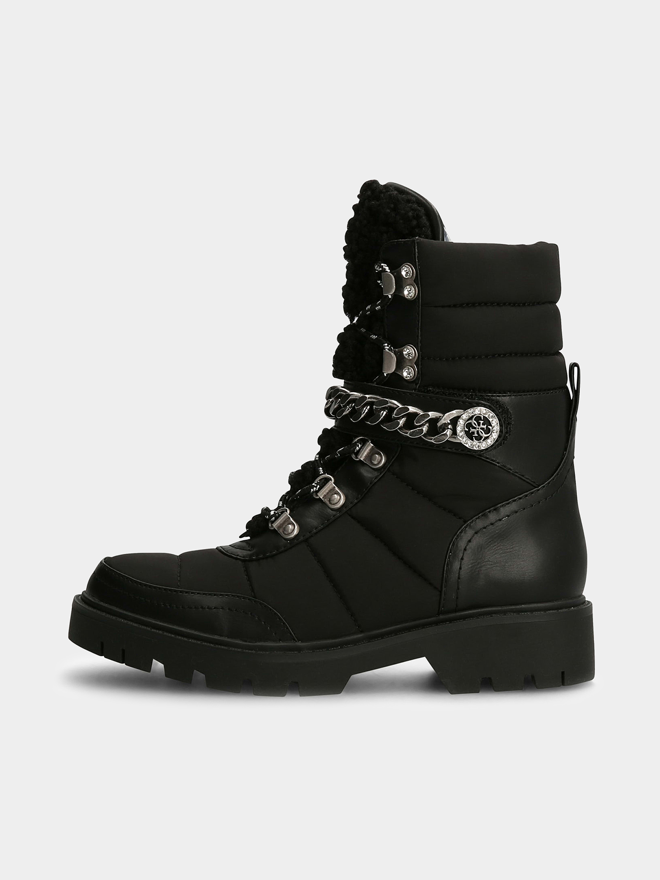 Боти RASIDA с метални акценти на марката GUESS — Globalbrandsstore.com