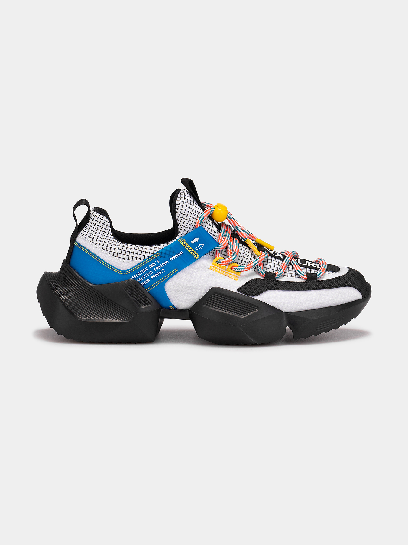 Sneakers with chunky sole and colorful accents brand VERSACE JEANS COUTURE Globalbrandsstore en