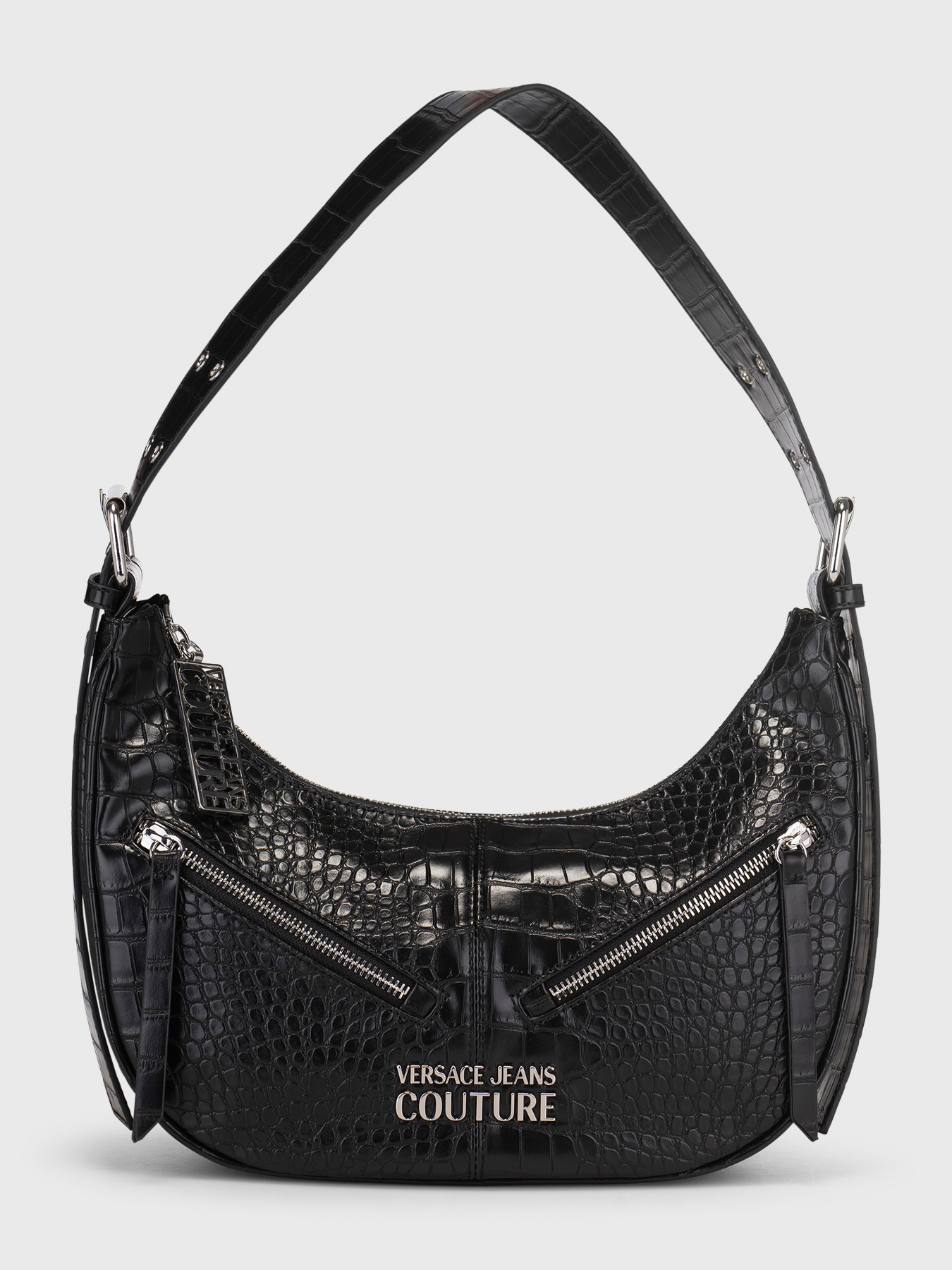 VERSACE JEANS COUTRE ショルダーバッグ Croc-effect shoulder bag brand VERSACE JEANS COUTURE