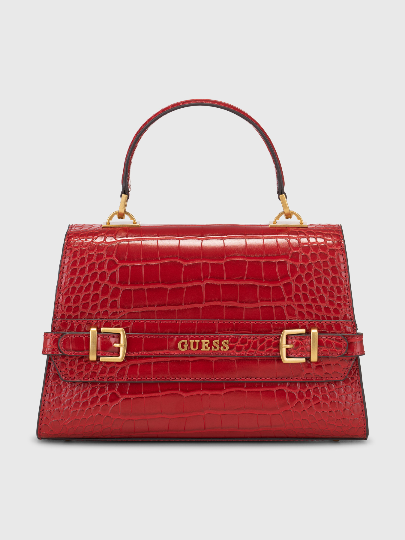 SESTRI croco print bag brand GUESS —