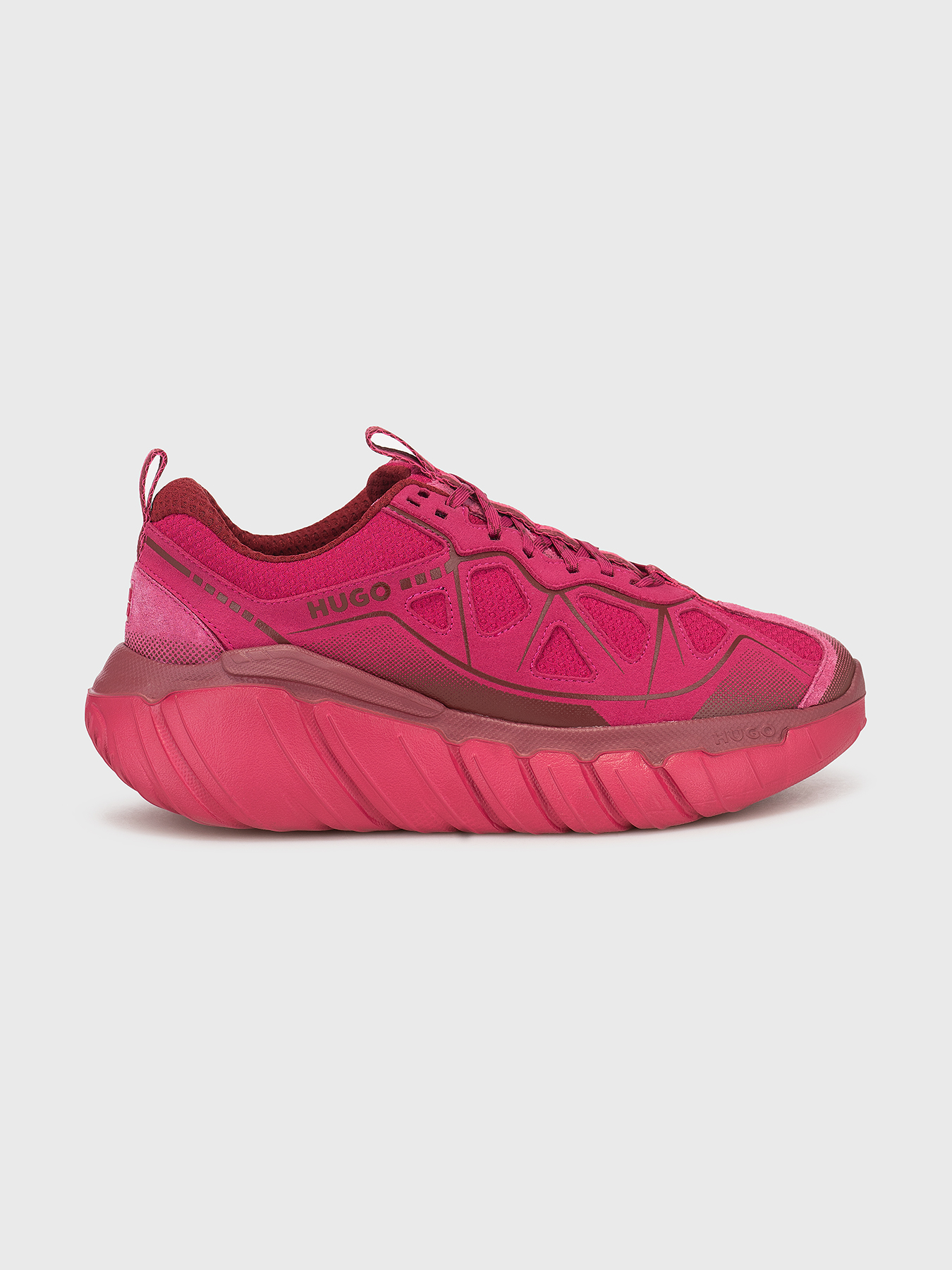 XENO RUNN fuxia sneakers brand HUGO — Globalbrandsstore.com/en