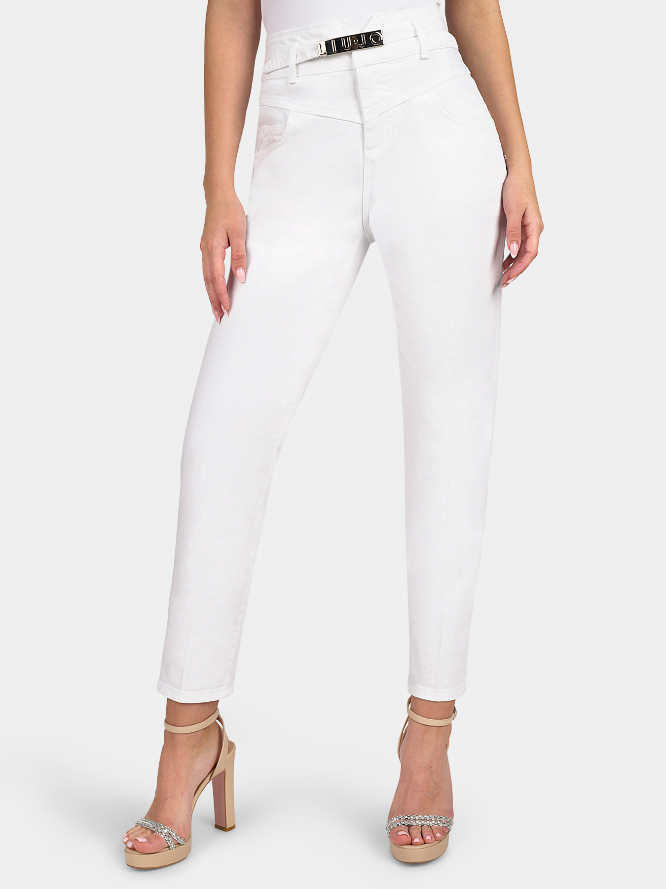 パンツ LIU JO Woman Pants White MA4292T7144 11111 Liu Jo Pants Woman White