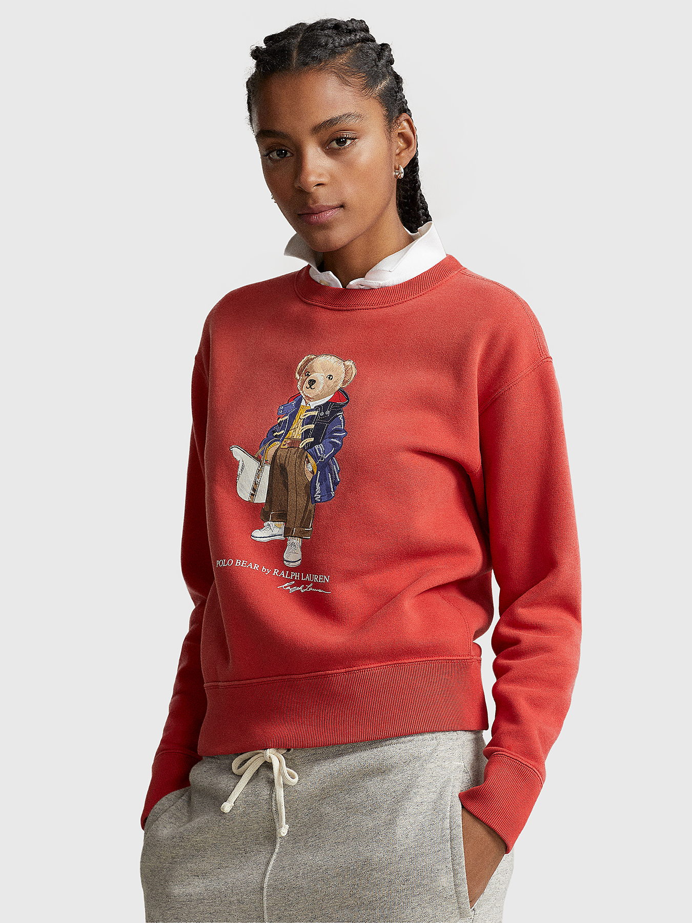 Sweatshirt with Polo Bear print brand POLO RALPH LAUREN