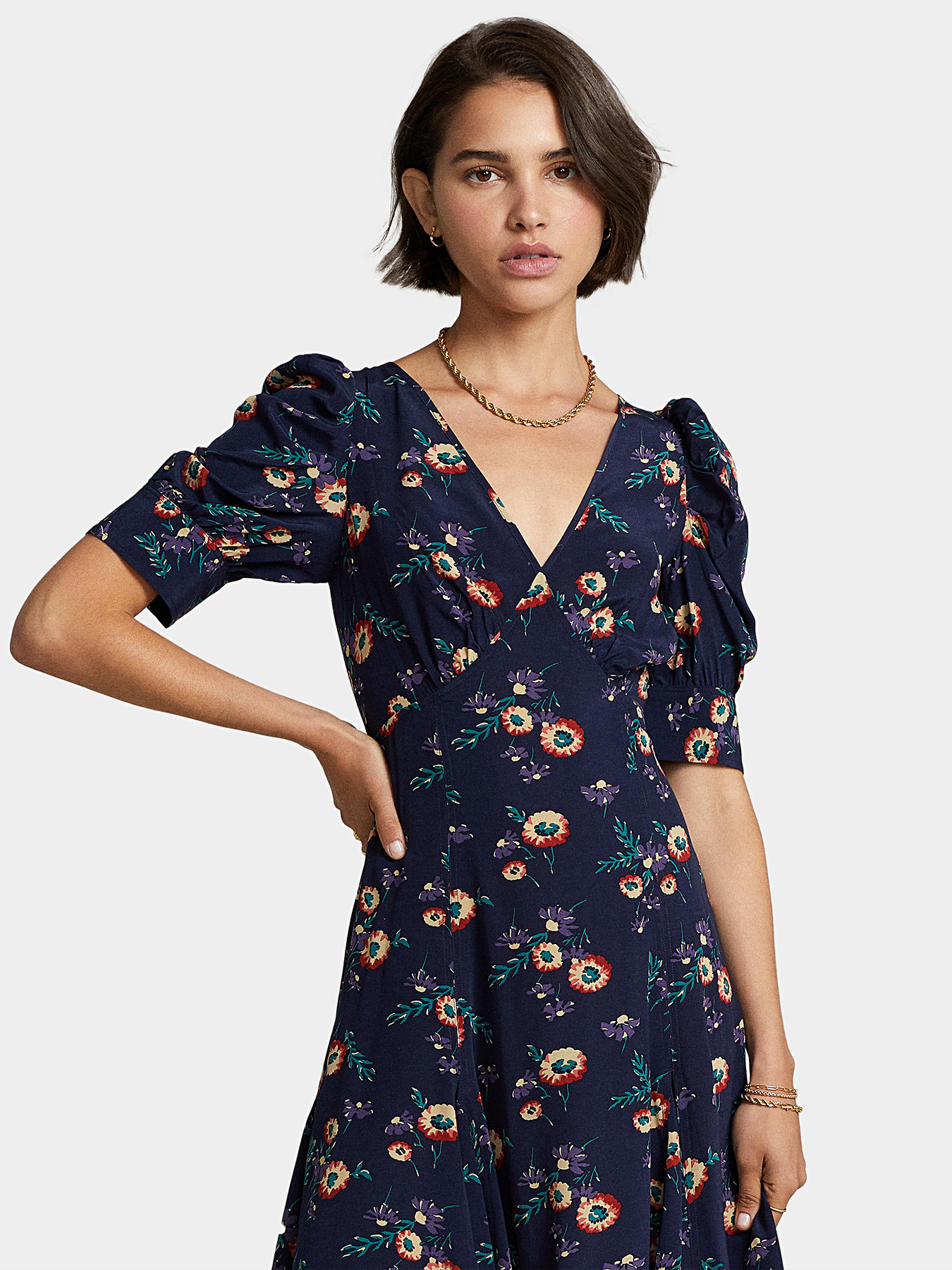 Dress with floral print brand POLO RALPH LAUREN — Globalbrandsstore.com/en