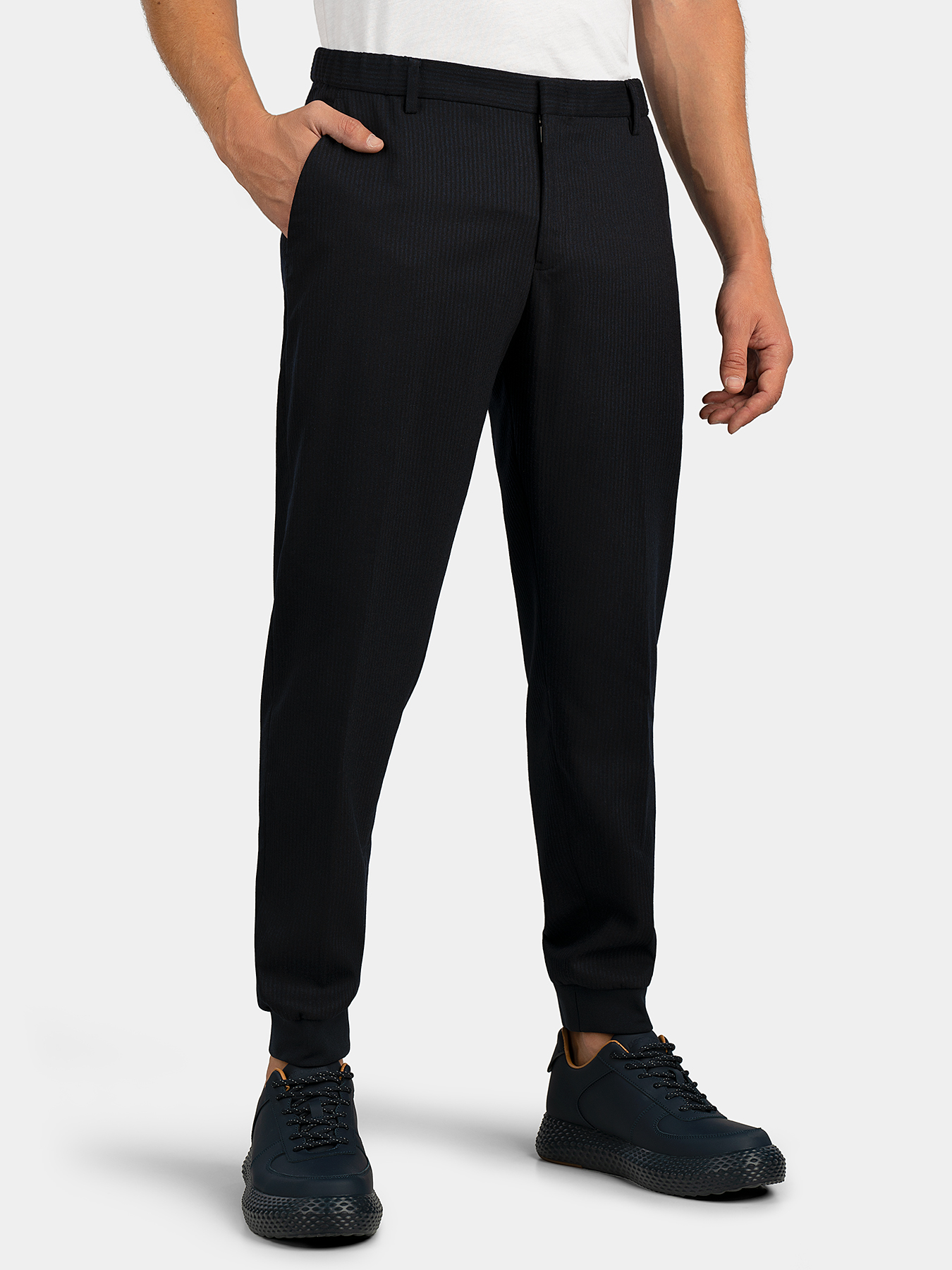 Elegant pants in blue color brand EMPORIO ARMANI