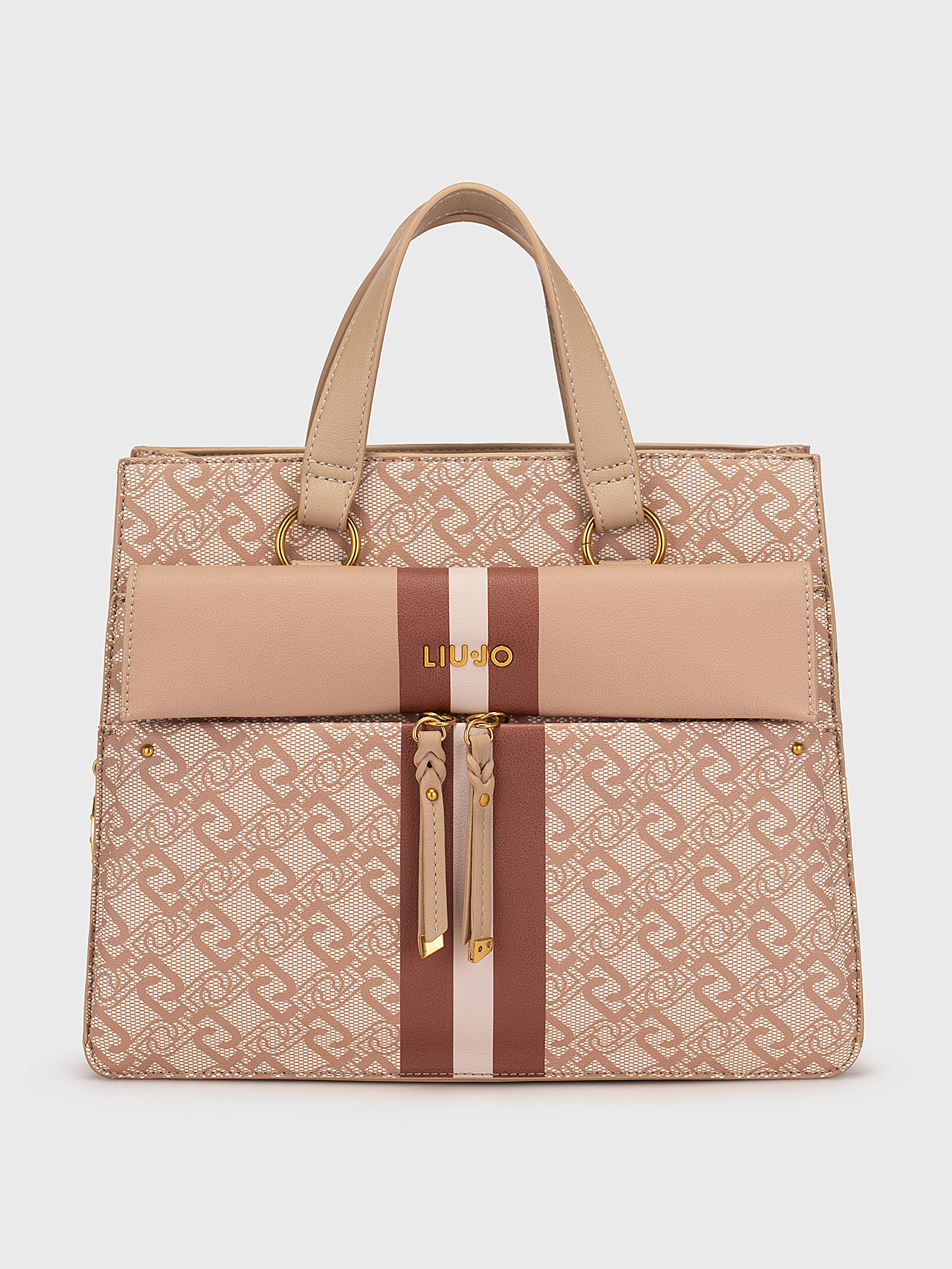 Shoulder Bags Liu Jo Boston Bag BOSTON Tote Bag With Monogram Logo