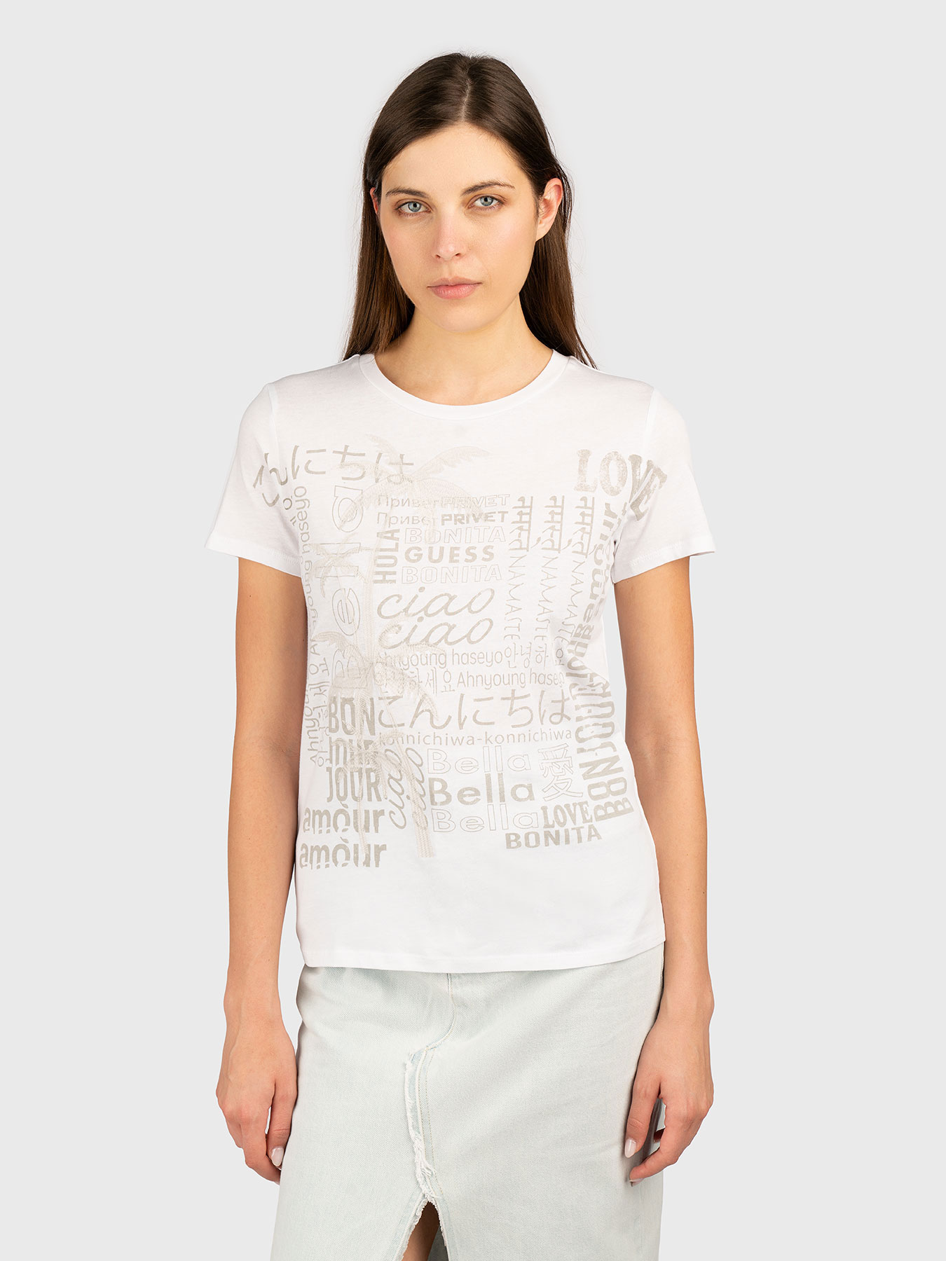 BELLA T-shirt with print brand GUESS — Globalbrandsstore.com/en