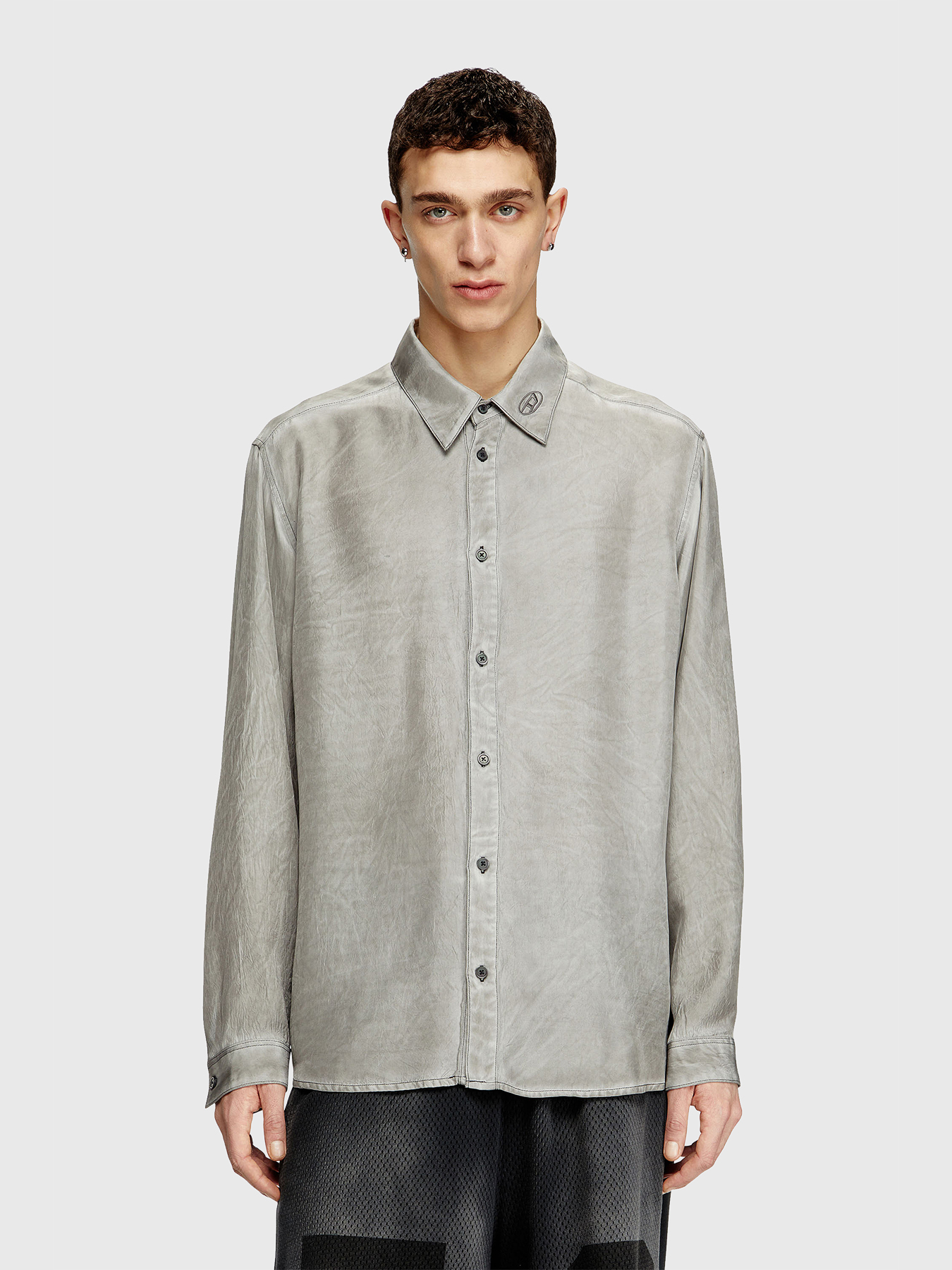 S-LEON shirt in grey brand DIESEL — Globalbrandsstore.com/en