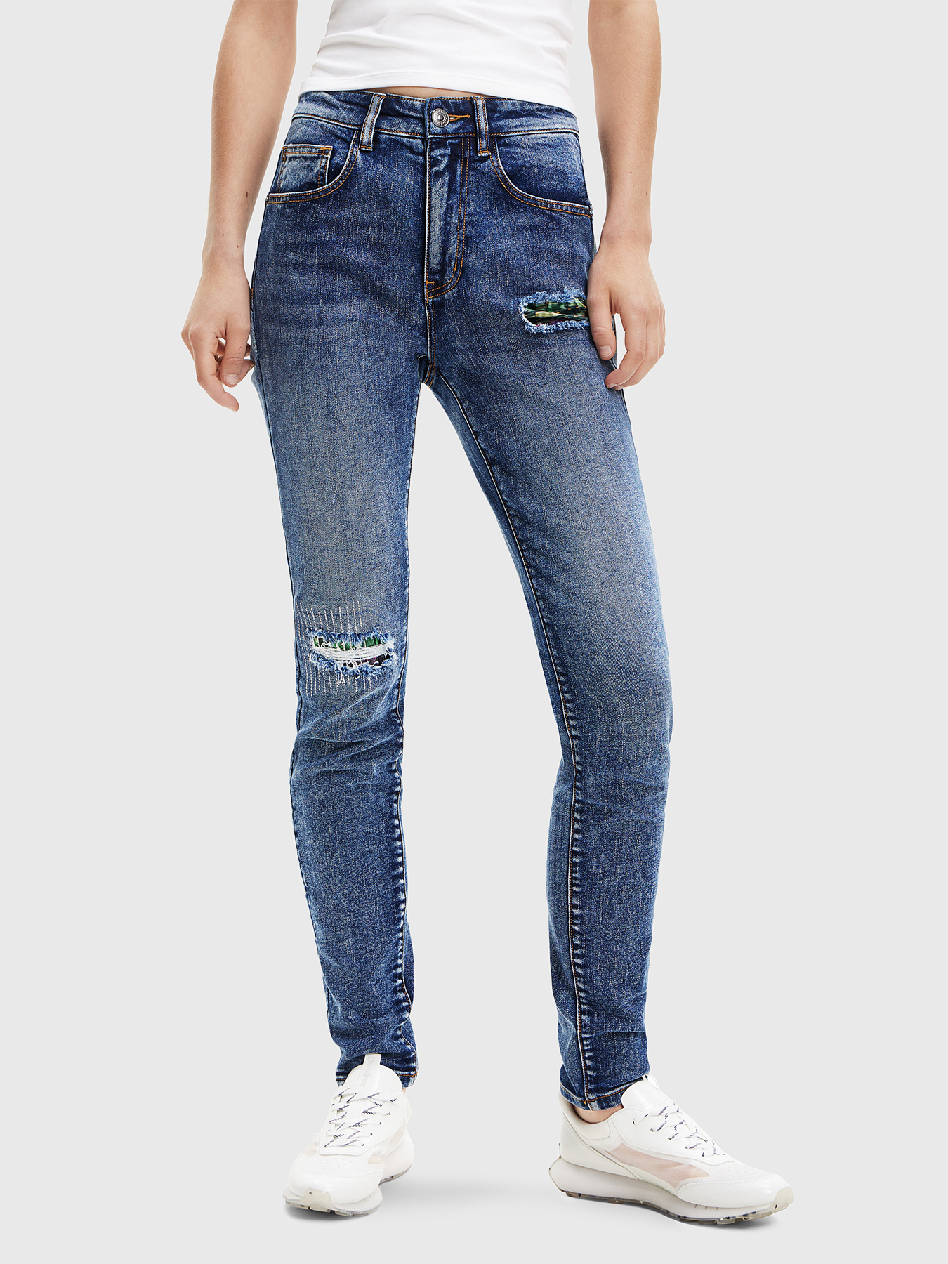 SOPY slim jeans with push-up effect brand DESIGUAL — Globalbrandsstore ...
