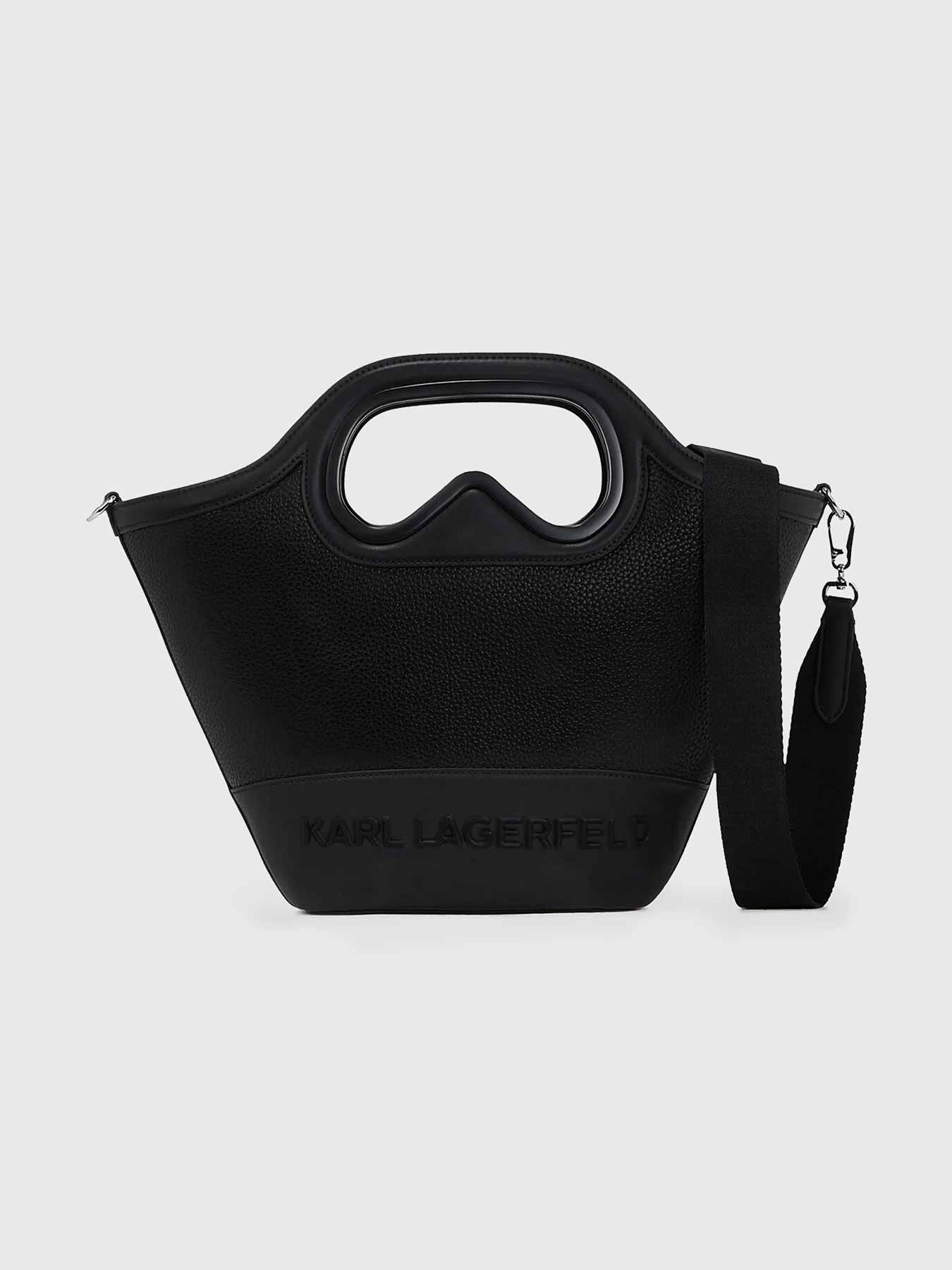 Black bag with removable handle brand Karl Lagerfeld