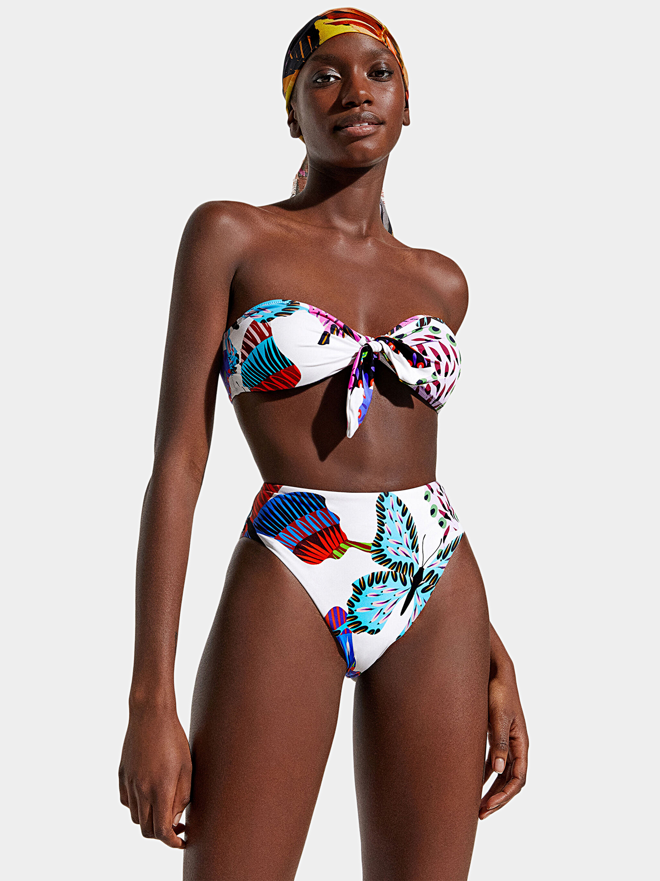 ◆AGNEL◆ Anne Bikini Bra ALANA II bikini bra in blue color brand DESIGUAL