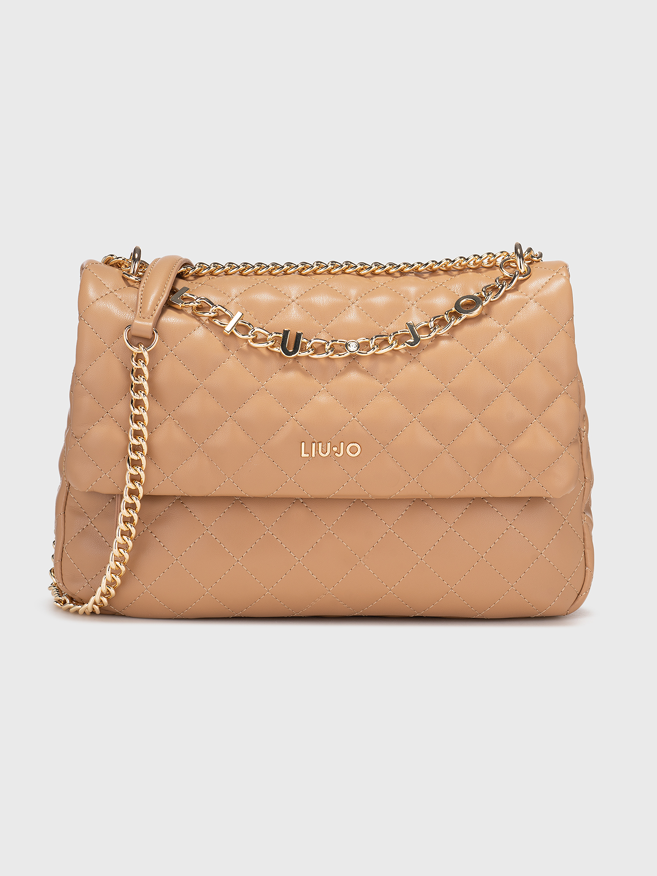 ショルダーバッグ・ポシェット LIU JO Women Shoulder Bags AA5134E0054 00070 Beige Liu Jo Shoulder Bags Women Polyester Beige/Camel | B-Exit